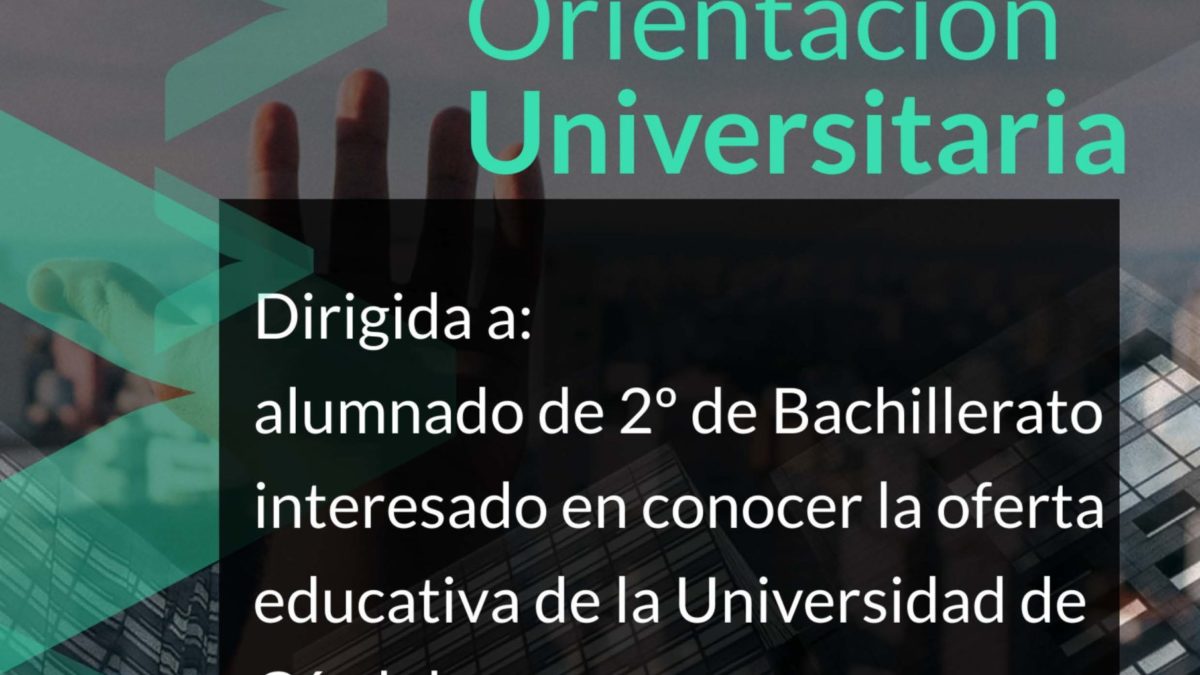 Jornadas Orientación Universitaria UCO 2021